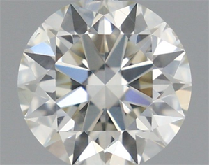 Picture of Natural Diamond 0.50 Carats, Round with Excellent Cut, I Color, SI1 Clarity and Certified by IGI
