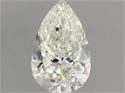 Natural Diamond 1.00 Carats, Pear with  Cut, J Color, SI1 Clarity and Certified by IGI