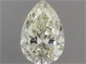 Natural Diamond 1.00 Carats, Pear with  Cut, K Color, SI2 Clarity and Certified by IGI