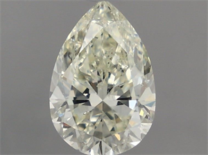 Picture of Natural Diamond 1.00 Carats, Pear with  Cut, K Color, SI2 Clarity and Certified by IGI