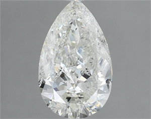 Picture of Natural Diamond 1.54 Carats, Pear with  Cut, I Color, I1 Clarity and Certified by IGI