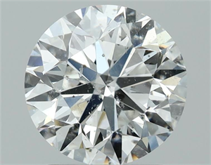 Foto Diamante Natural 2.01 quilates, Redondo , Color E, claridad I1 y certificado GIA de