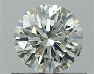 Foto Diamante Natural 0.57 quilates, Redondo , Color K, claridad SI2 y certificado GIA de