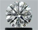Diamante Natural 0.73 quilates, Redondo , Color I, claridad VVS2 y certificado GIA