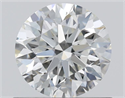 Diamante Natural 0.71 quilates, Redondo , Color I, claridad VVS1 y certificado GIA