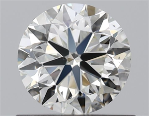 Picture of Natural Diamond 0.70 Carats, Round with Very Good Cut, J Color, VS2 Clarity and Certified by GIA