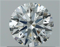 Natural Diamond 0.56 Carats, Round with Excellent Cut, G Color, SI2 Clarity and Certified by GIA