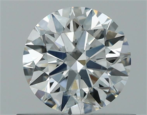 Picture of Natural Diamond 0.56 Carats, Round with Excellent Cut, G Color, SI2 Clarity and Certified by GIA