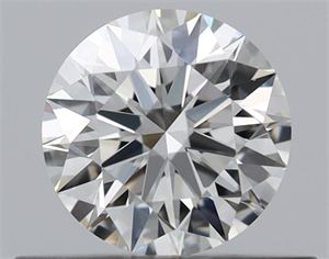 Picture of Natural Diamond 0.43 Carats, Round with Excellent Cut, J Color, VS1 Clarity and Certified by GIA