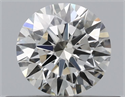 Natural Diamond 0.43 Carats, Round with Excellent Cut, K Color, SI1 Clarity and Certified by GIA