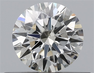 Picture of Natural Diamond 0.43 Carats, Round with Excellent Cut, K Color, SI1 Clarity and Certified by GIA