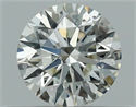 Natural Diamond 0.43 Carats, Round with Excellent Cut, K Color, SI1 Clarity and Certified by GIA