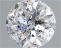 Natural Diamond 1.01 Carats, Round with Very Good Cut, F Color, I1 Clarity and Certified by IGI