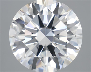 Picture of Natural Diamond 3.96 Carats, Round with Excellent Cut, H Color, VS2 Clarity and Certified by IGI