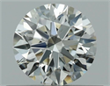 Natural Diamond 0.46 Carats, Round with Excellent Cut, J Color, VS1 Clarity and Certified by GIA