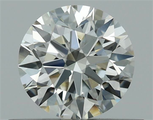 Picture of Natural Diamond 0.46 Carats, Round with Excellent Cut, J Color, VS1 Clarity and Certified by GIA