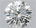 Diamante Natural 0.56 quilates, Redondo , Color K, claridad VS2 y certificado GIA