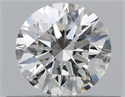 Natural Diamond 0.43 Carats, Round with Excellent Cut, J Color, VS1 Clarity and Certified by GIA