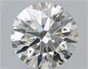 Diamante Natural 0.54 quilates, Redondo , Color J, claridad VS1 y certificado GIA
