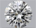 Natural Diamond 0.40 Carats, Round with Excellent Cut, J Color, VS1 Clarity and Certified by GIA