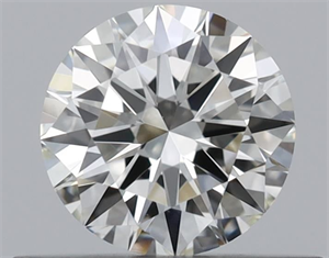 Picture of Natural Diamond 0.40 Carats, Round with Excellent Cut, J Color, VS1 Clarity and Certified by GIA
