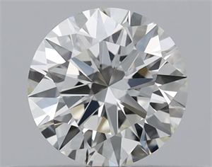 Picture of Natural Diamond 0.40 Carats, Round with Excellent Cut, J Color, VS1 Clarity and Certified by GIA