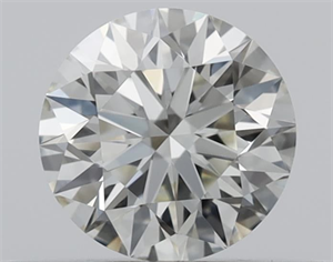 Picture of Natural Diamond 0.40 Carats, Round with Excellent Cut, K Color, VS1 Clarity and Certified by GIA