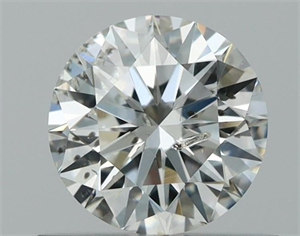 Foto Diamante Natural 0.57 quilates, Redondo , Color I, claridad I1 y certificado GIA de