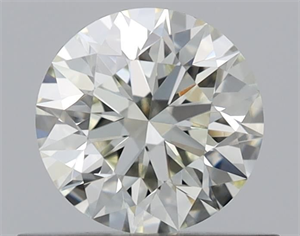 Picture of Natural Diamond 0.50 Carats, Round with Excellent Cut, M Color, VS1 Clarity and Certified by GIA
