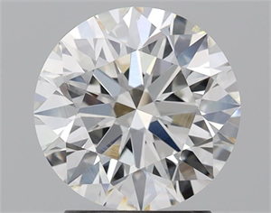 Picture of Natural Diamond 2.22 Carats, Round with Excellent Cut, H Color, VS2 Clarity and Certified by GIA