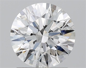 Picture of Natural Diamond 1.50 Carats, Round with Very Good Cut, H Color, SI2 Clarity and Certified by GIA