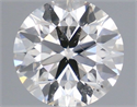 Natural Diamond 0.50 Carats, Round with Excellent Cut, I Color, SI2 Clarity and Certified by IGI