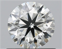 Natural Diamond 0.70 Carats, Round with Very Good Cut, L Color, VS1 Clarity and Certified by GIA