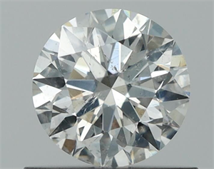 Picture of Natural Diamond 0.58 Carats, Round with Excellent Cut, G Color, SI2 Clarity and Certified by GIA