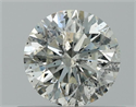 Diamante Natural 0.54 quilates, Redondo , Color J, claridad I1 y certificado GIA