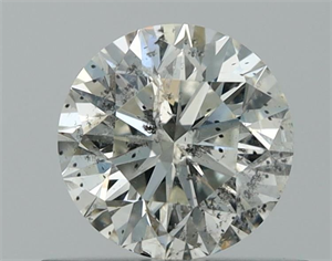 Foto Diamante Natural 0.54 quilates, Redondo , Color J, claridad I1 y certificado GIA de