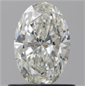 Natural Diamond 0.70 Carats, Oval with  Cut, H Color, IF Clarity and Certified by IGI