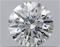 Natural Diamond 0.41 Carats, Round with Excellent Cut, H Color, SI1 Clarity and Certified by GIA