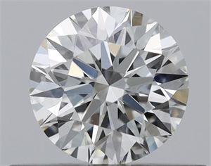 Picture of Natural Diamond 0.41 Carats, Round with Excellent Cut, H Color, SI1 Clarity and Certified by GIA