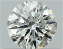Natural Diamond 0.41 Carats, Round with Excellent Cut, L Color, VS2 Clarity and Certified by GIA