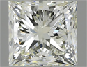 Natural Diamond 3.01 Carats, Princess with  Cut, J Color, VVS2 Clarity and Certified by IGI