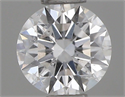 Natural Diamond 0.40 Carats, Round with Excellent Cut, D Color, I1 Clarity and Certified by GIA