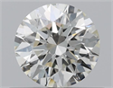 Natural Diamond 0.53 Carats, Round with Excellent Cut, K Color, VS1 Clarity and Certified by GIA