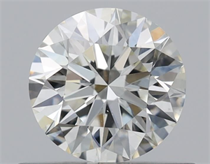 Foto Diamante Natural 0.53 quilates, Redondo , Color J, claridad VS1 y certificado GIA de