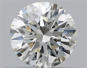 Picture of Natural Diamond 0.40 Carats, Round with Excellent Cut, K Color, VS1 Clarity and Certified by GIA