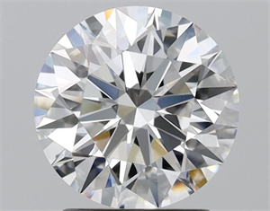 Foto Diamante Natural 2.08 quilates, Redondo , Color F, claridad VS1 y certificado GIA de