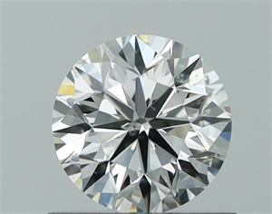Picture of Natural Diamond 0.70 Carats, Round with Very Good Cut, H Color, I1 Clarity and Certified by GIA