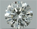 Natural Diamond 0.41 Carats, Round with Excellent Cut, K Color, SI1 Clarity and Certified by GIA