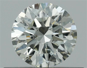 Picture of Natural Diamond 0.41 Carats, Round with Excellent Cut, K Color, SI1 Clarity and Certified by GIA