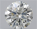 Natural Diamond 0.42 Carats, Round with Excellent Cut, L Color, VS2 Clarity and Certified by GIA
